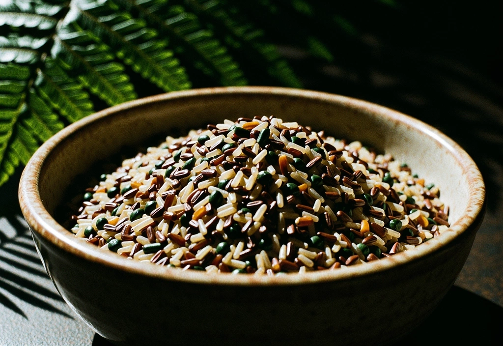 Rice grain texture